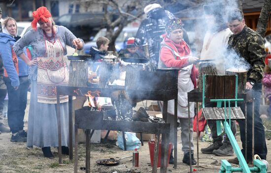 Russia Regions Maslenitsa Celebration