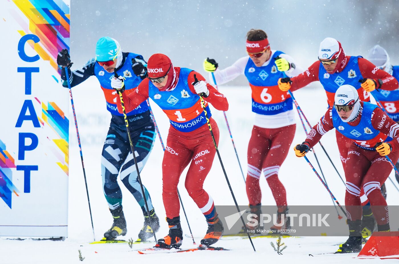 Russia Cross-Country Skiing Competition Men