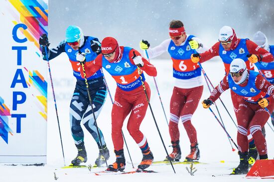 Russia Cross-Country Skiing Competition Men