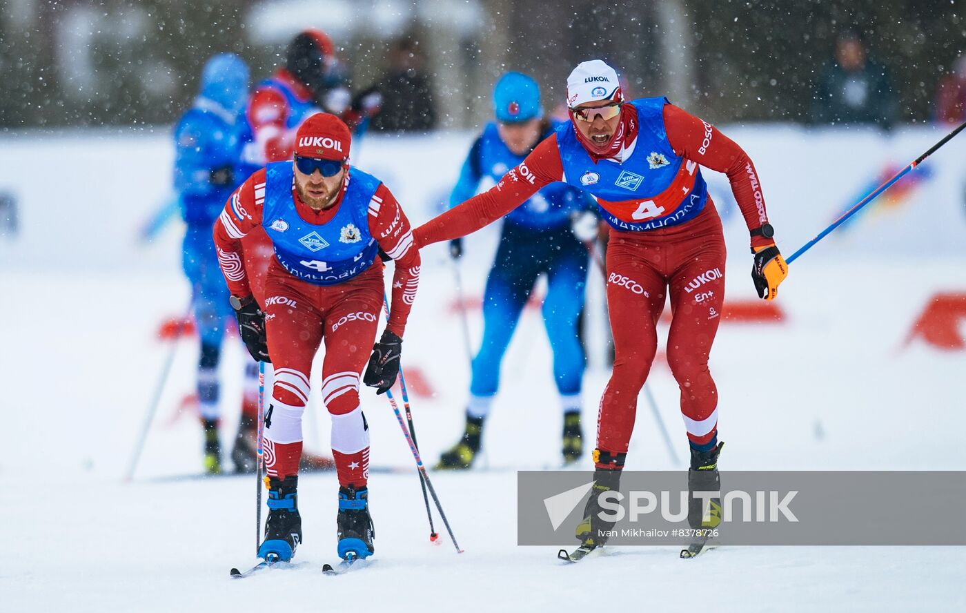 Russia Cross-Country Skiing Competition Men