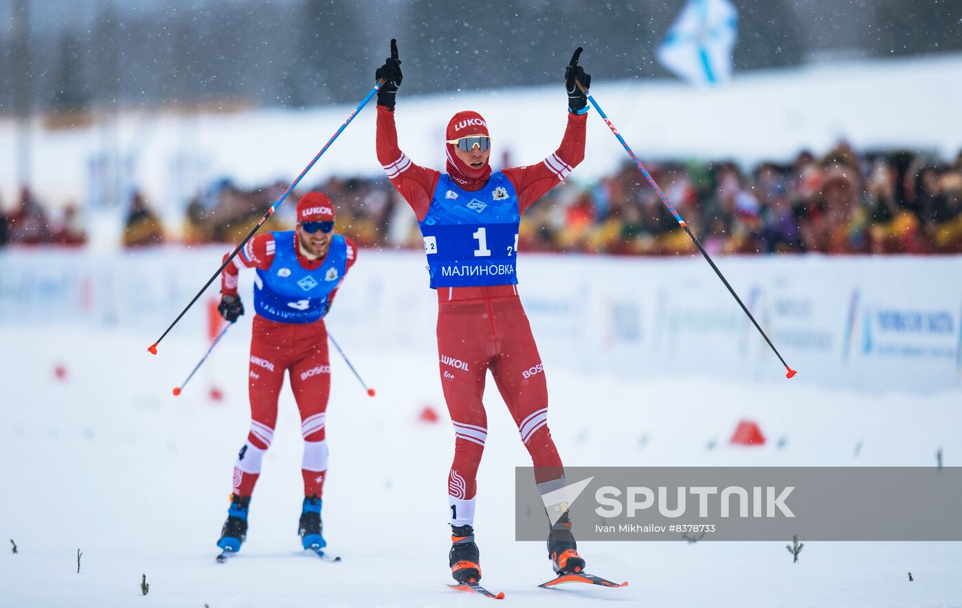 Russia Cross-Country Skiing Competition Men