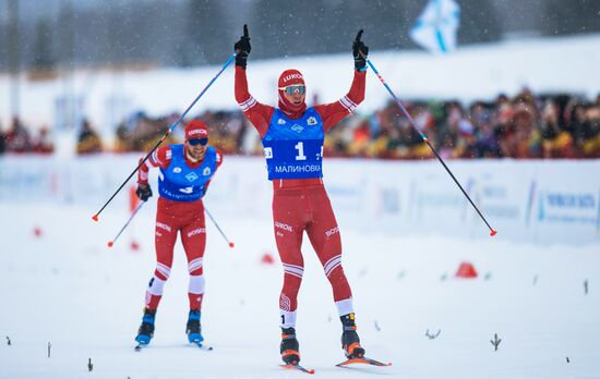 Russia Cross-Country Skiing Competition Men