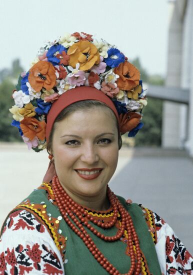 Member of bandura player folk group of Kremenchug's Cultural Center