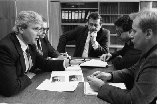 Representatives of Vasin Kraft Swiss firm in Moscow