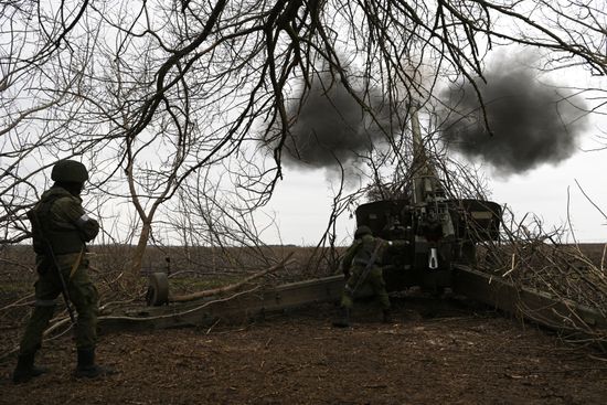 Russia Ukraine Military Operation Artillery Units