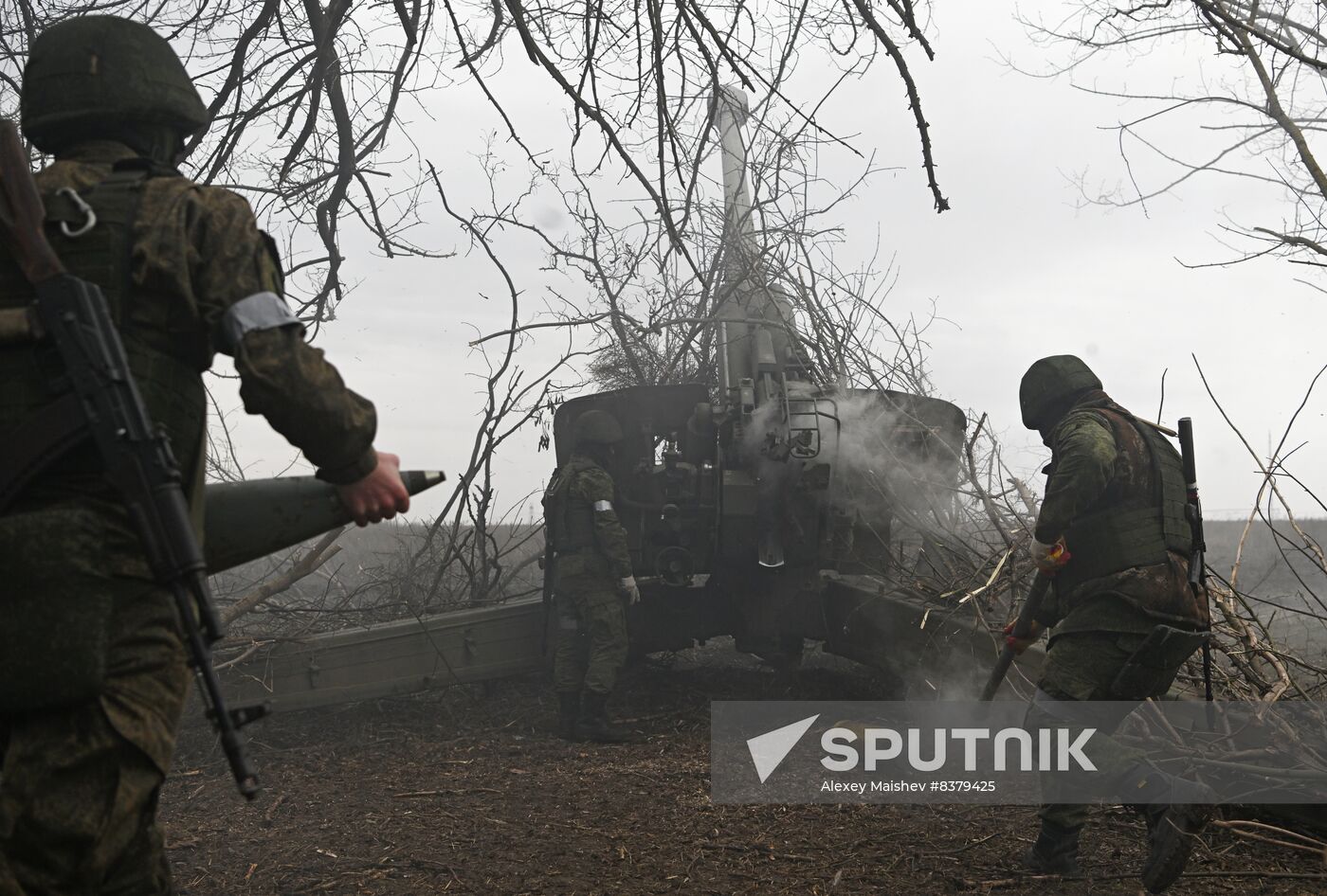 Russia Ukraine Military Operation Artillery Units