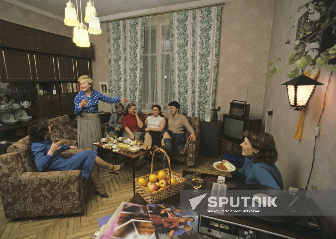 Workers of Svetlana Leningrad Association of Electronic Instrument Manufacturing