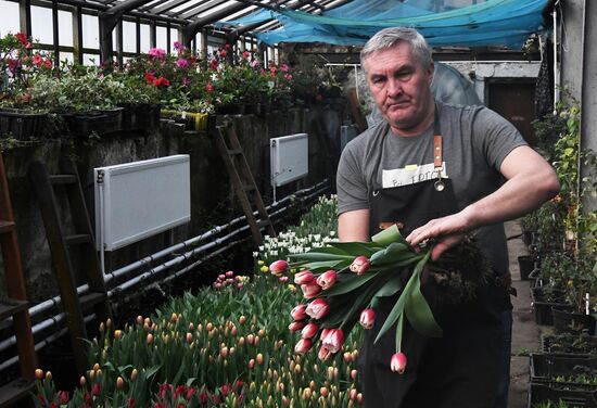 Russia Women's Day Preparations