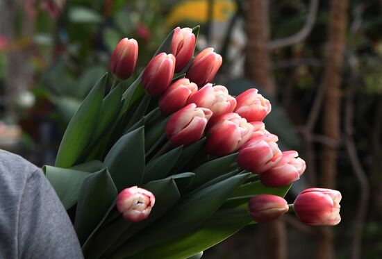 Russia Women's Day Preparations