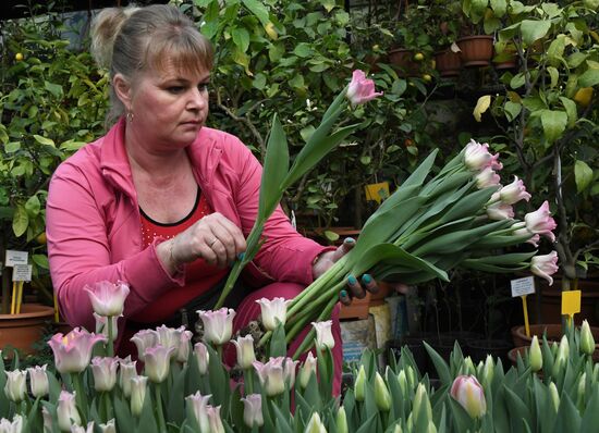 Russia Women's Day Preparations
