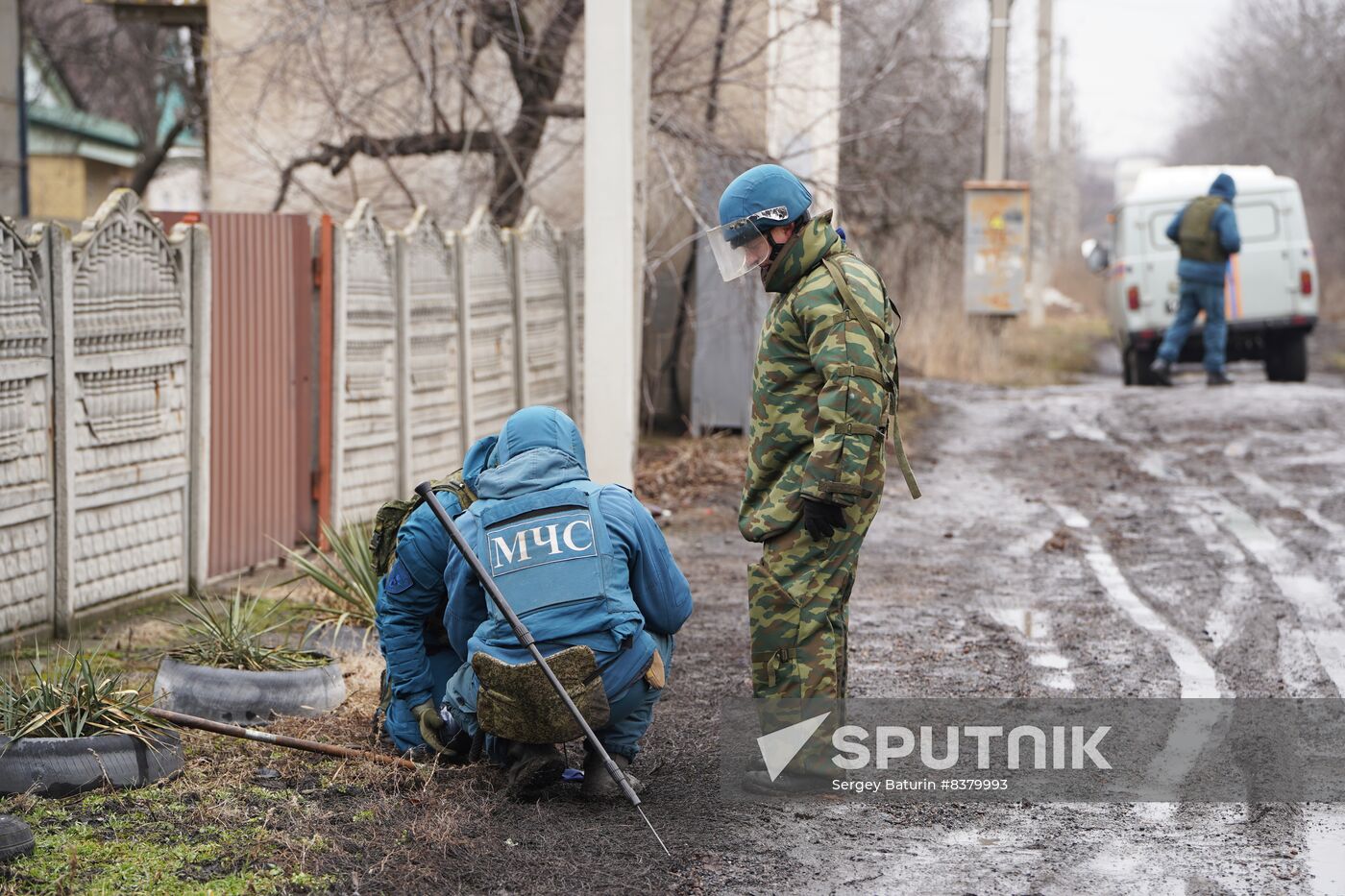 DPR Russia Ukraine Military Operation Demining