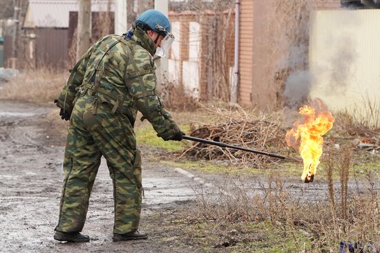 DPR Russia Ukraine Military Operation Demining