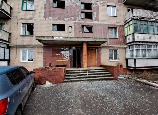 Russia Ukraine Military Operation Shelling