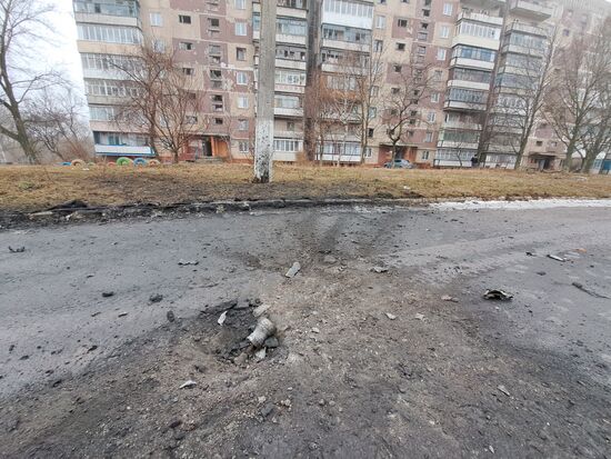Russia Ukraine Military Operation Shelling
