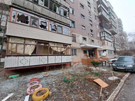 Russia Ukraine Military Operation Shelling