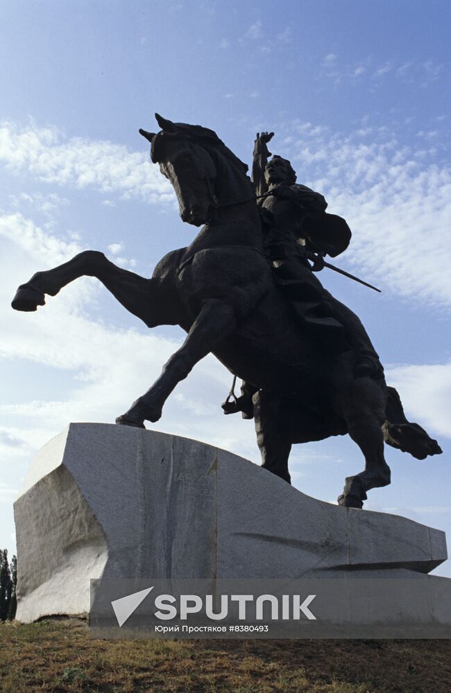 Statue of Alexander Suvorov in Tiraspol