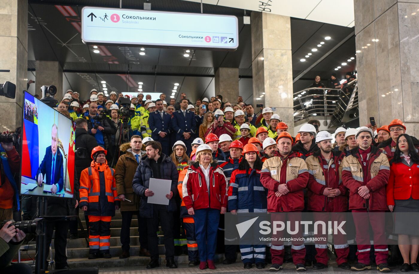 Russia Putin Moscow Metro Big Circle Line