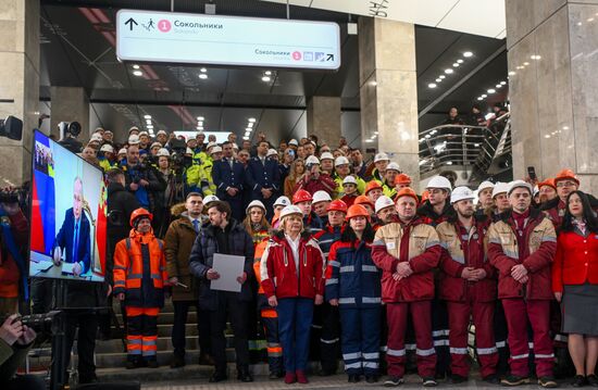 Russia Putin Moscow Metro Big Circle Line