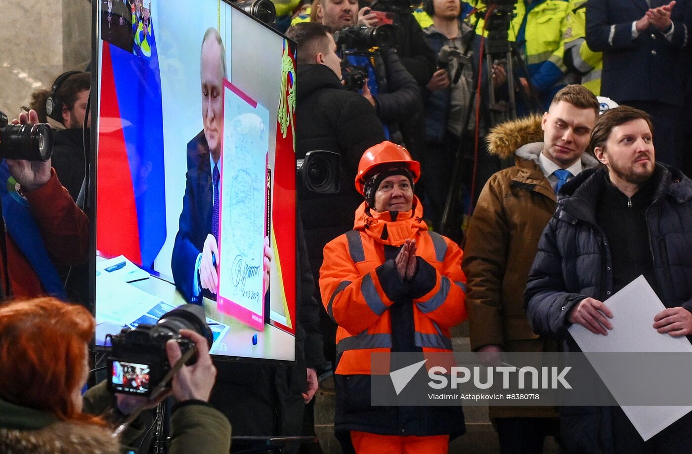 Russia Putin Moscow Metro Big Circle Line