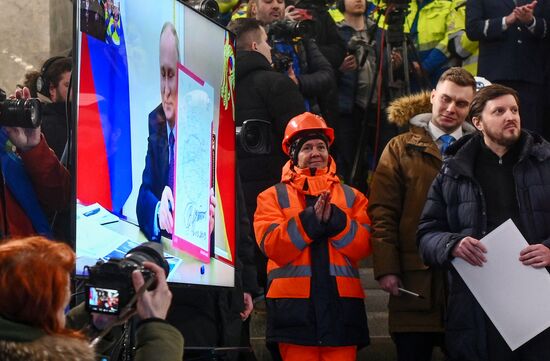 Russia Putin Moscow Metro Big Circle Line