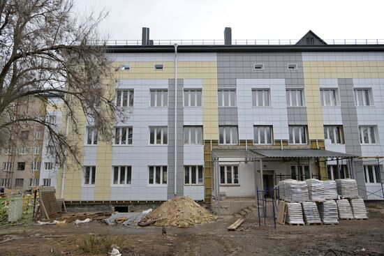Russia Ukraine Military Operation Hospital Repair