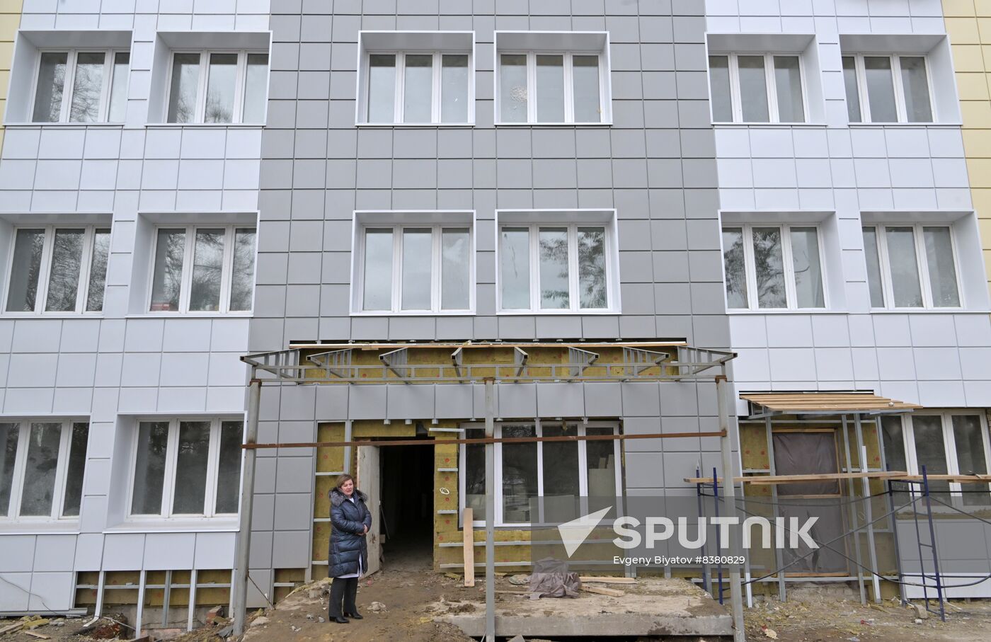 Russia Ukraine Military Operation Hospital Repair