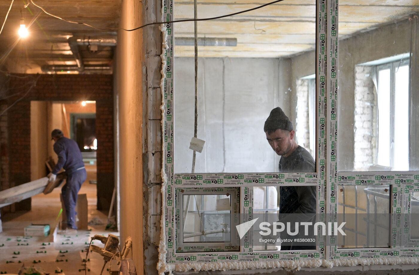 Russia Ukraine Military Operation Hospital Repair