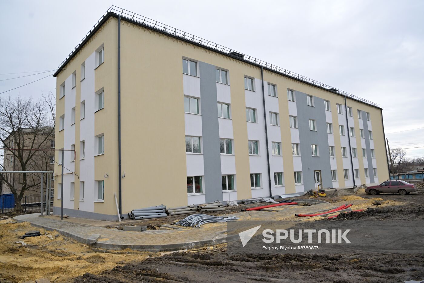 Russia Ukraine Military Operation Hospital Repair
