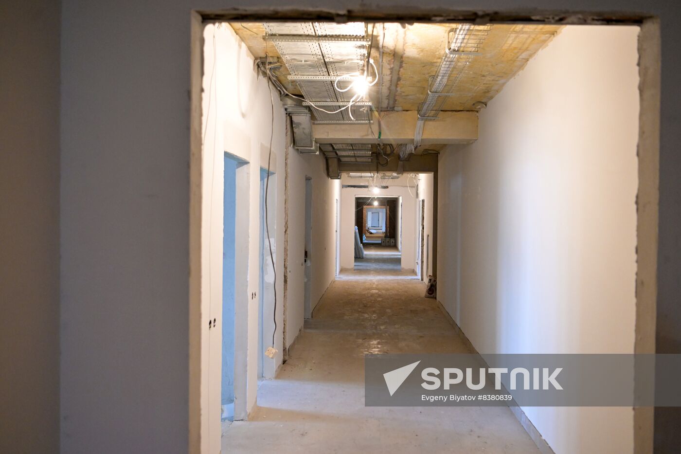 Russia Ukraine Military Operation Hospital Repair