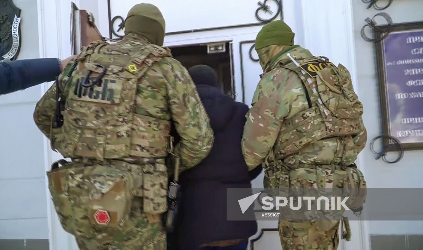 Russia Ukraine Intelligence Agent Detention