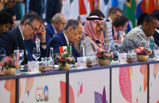 India G20 Foreign Ministers Meeting