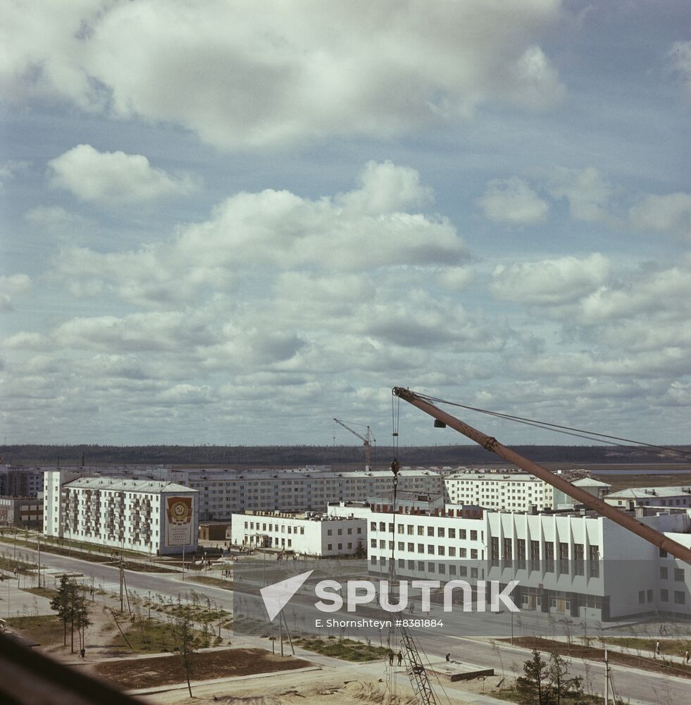 Active construction projects in Nadym