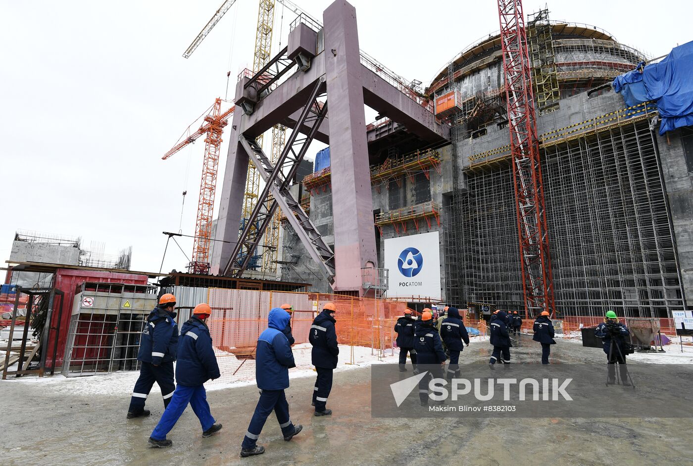 Russia Kursk II NPP Constructon