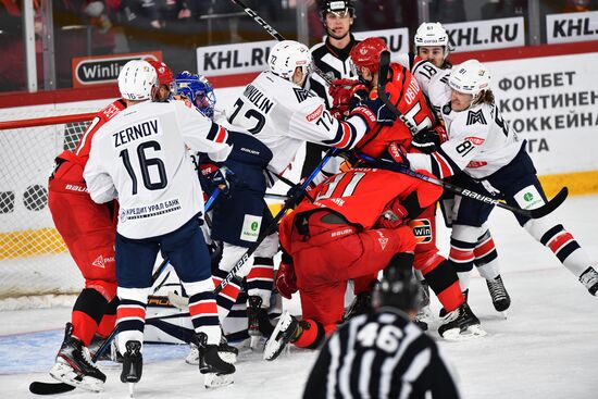 Russia Ice Hockey Kontinental League Avtomobilist - Metallurg