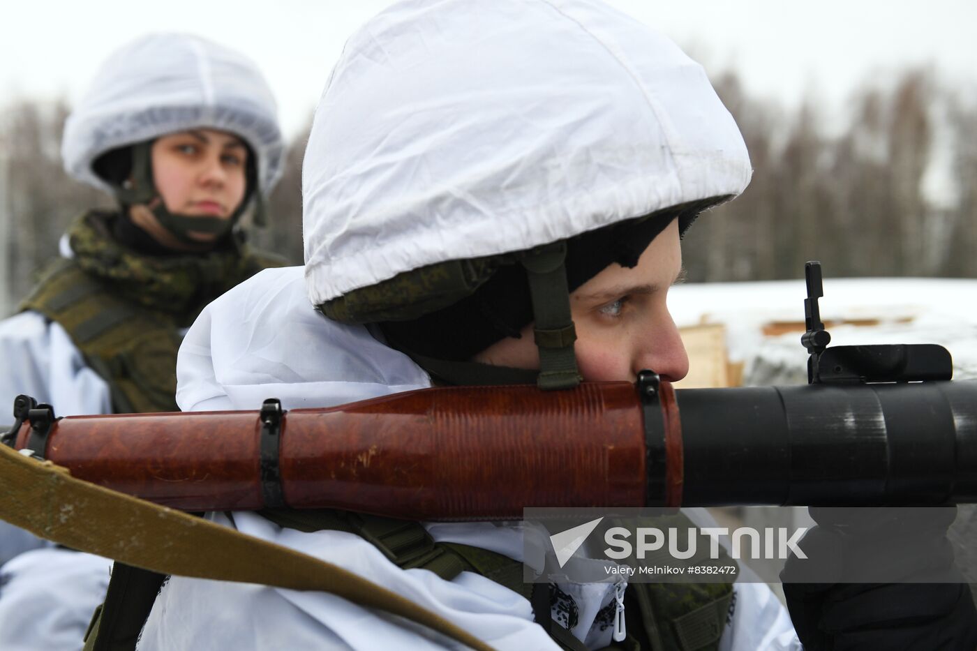 Russia Female Cadets Military Training