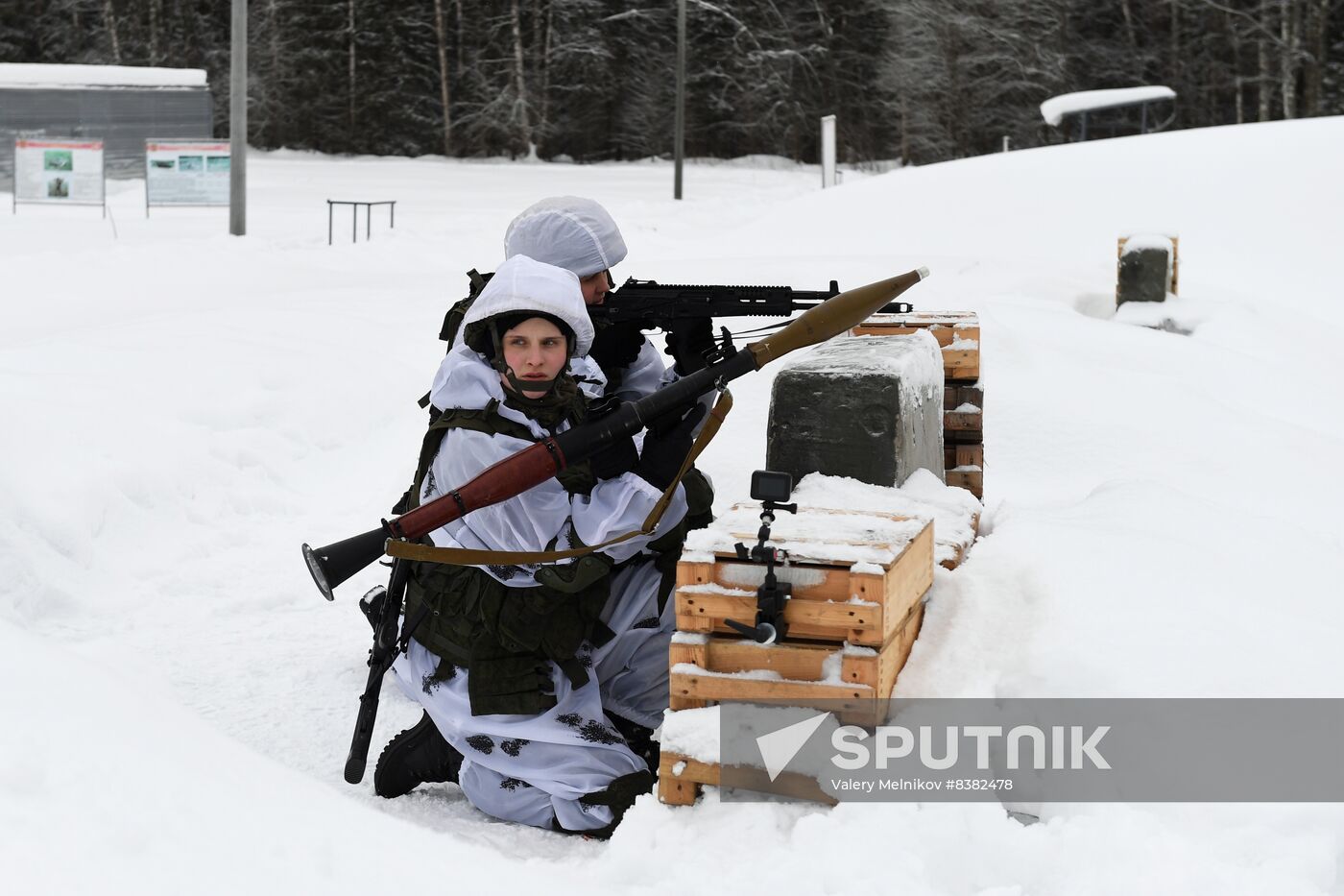 Russia Female Cadets Military Training