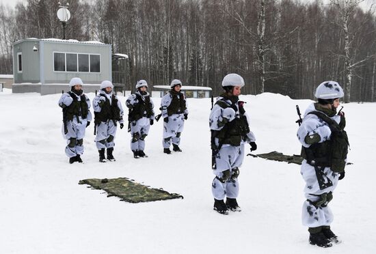 Russia Female Cadets Military Training