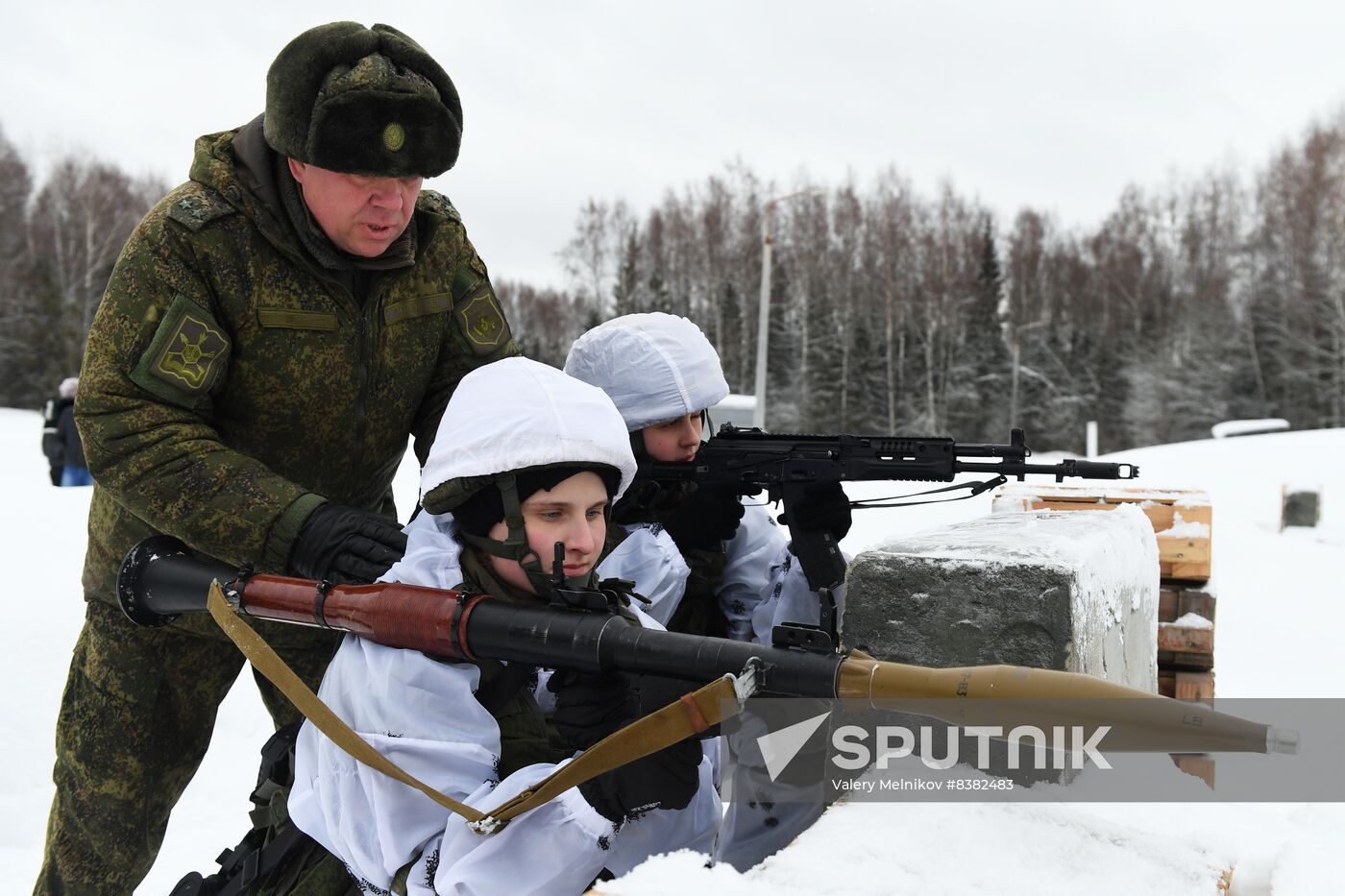 Russia Female Cadets Military Training