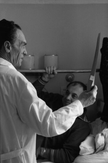 Soviet traumatologist Dr. Georgy Yumashev