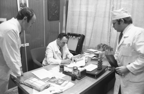 Soviet traumatologist Dr. Georgy Yumashev