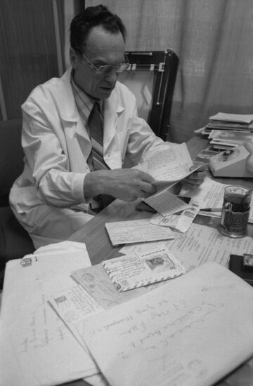 Soviet traumatologist Dr. Georgy Yumashev