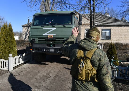 Russia Ukraine Military Operation Humanitarian Aid