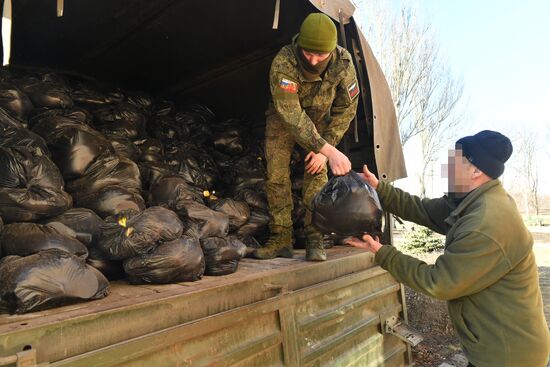 Russia Ukraine Military Operation Humanitarian Aid