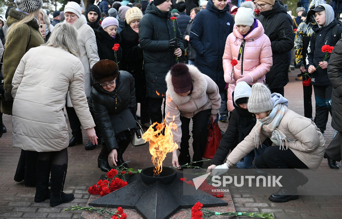 Russia WWII Rzhev Liberation Anniversary