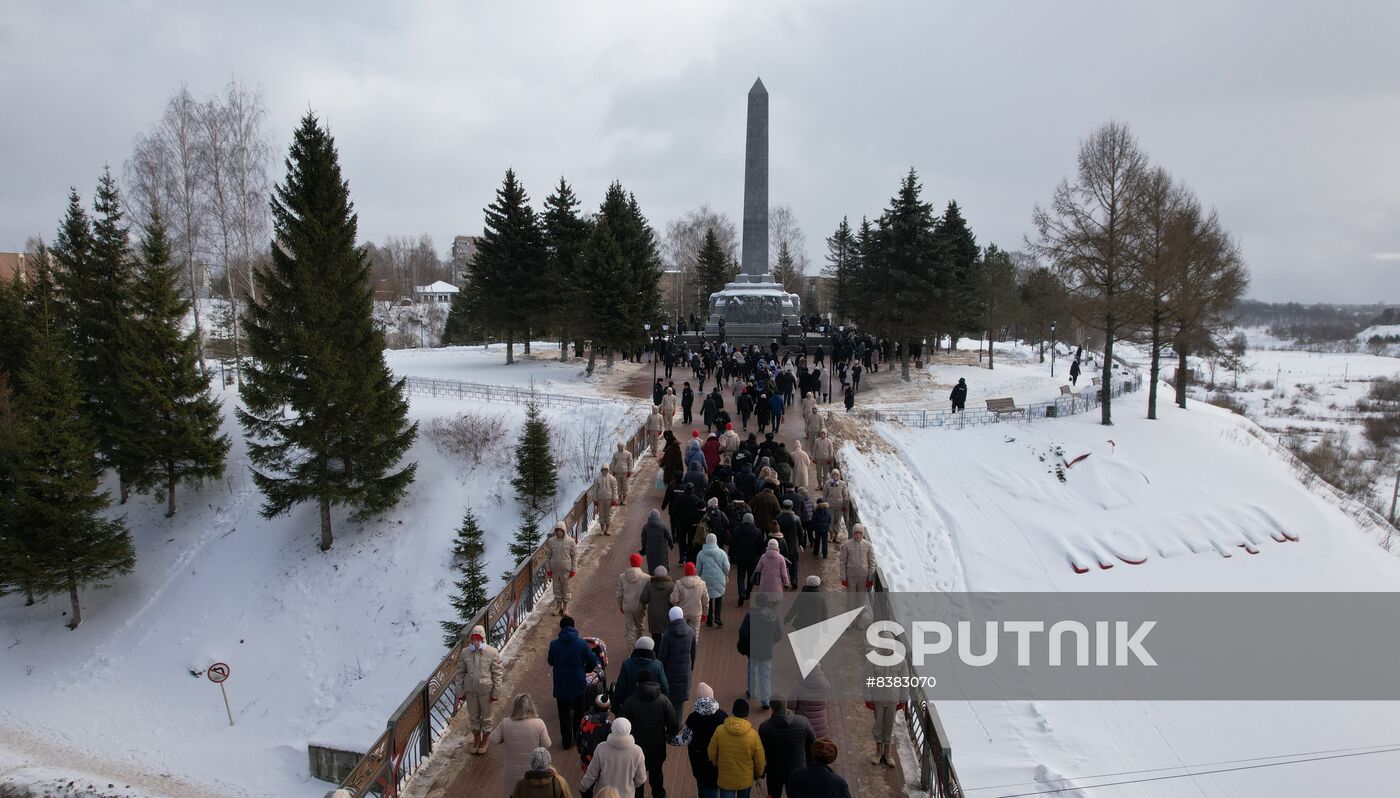 Russia WWII Rzhev Liberation Anniversary