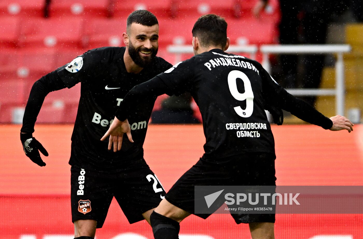 Russia Soccer Premier-League Spartak - Ural