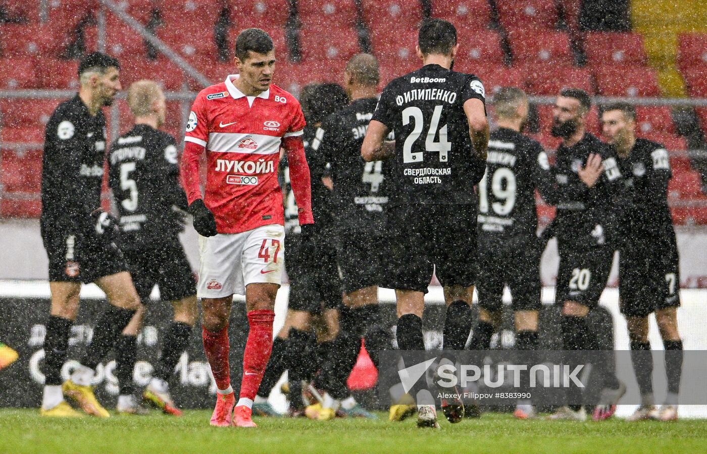 Russia Soccer Premier-League Spartak - Ural