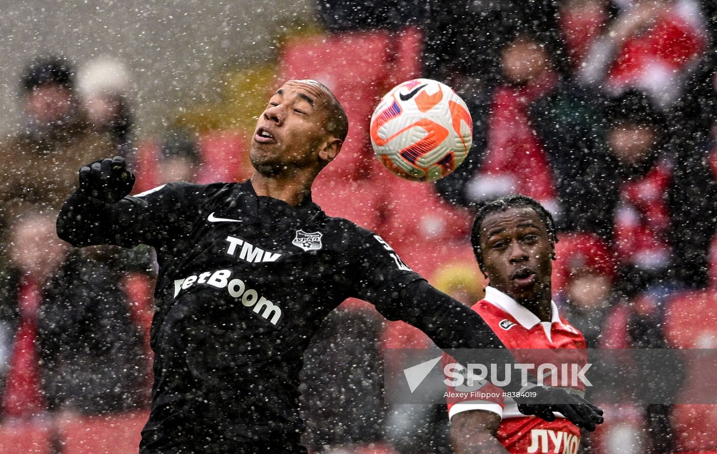 Russia Soccer Premier-League Spartak - Ural
