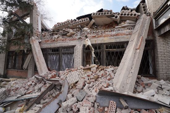 Russia Ukraine Military Operation Shelling