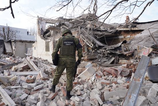 Russia Ukraine Military Operation Shelling